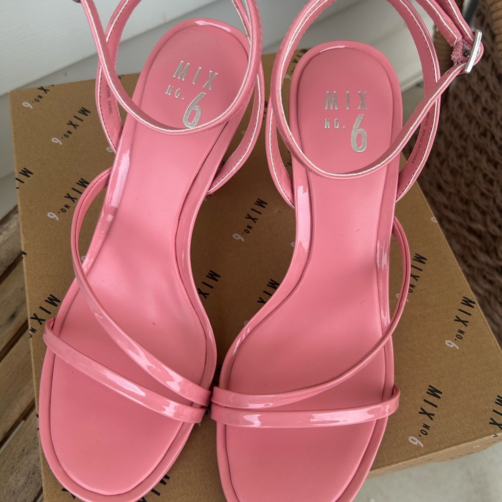 Mix No. 6 Pink Strappy Sandals